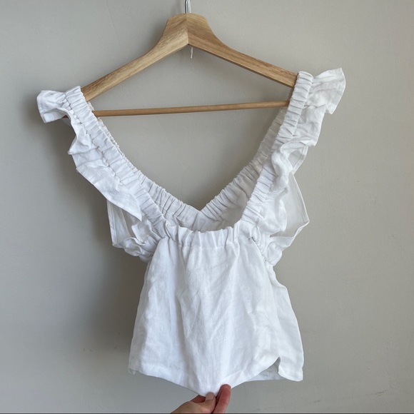 Linen Tank Blouse - Picture 5 of 5